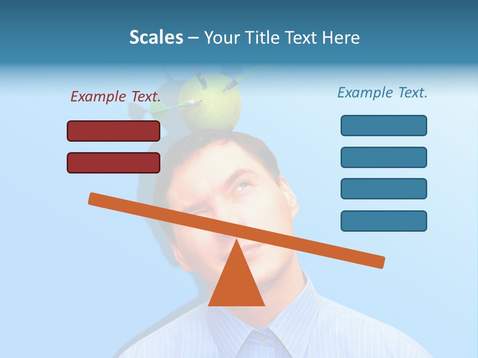 Target Businessman Ideas PowerPoint Template