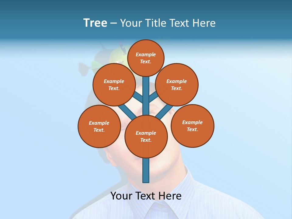 Target Businessman Ideas PowerPoint Template