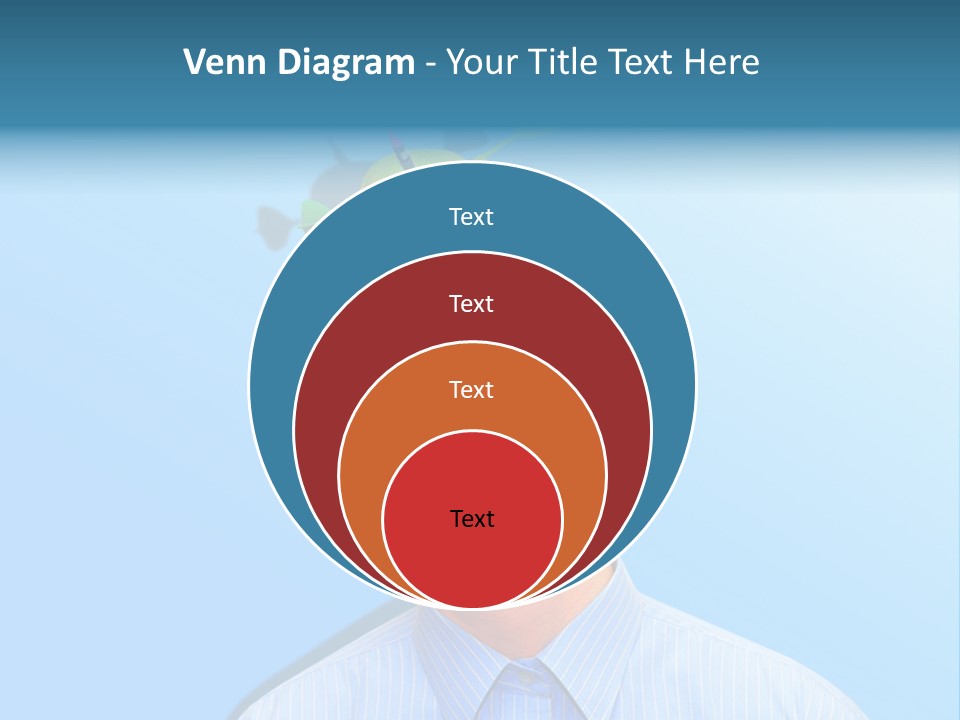 Target Businessman Ideas PowerPoint Template