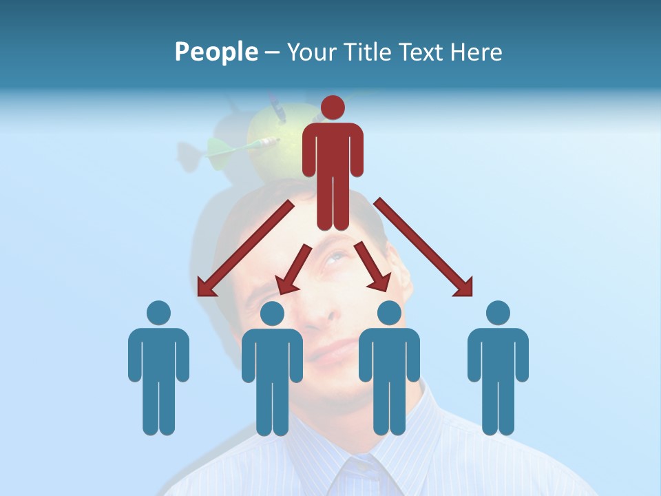 Target Businessman Ideas PowerPoint Template