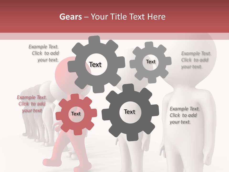 Leader Business Risk PowerPoint Template