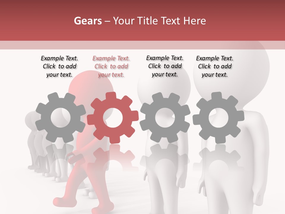 Leader Business Risk PowerPoint Template