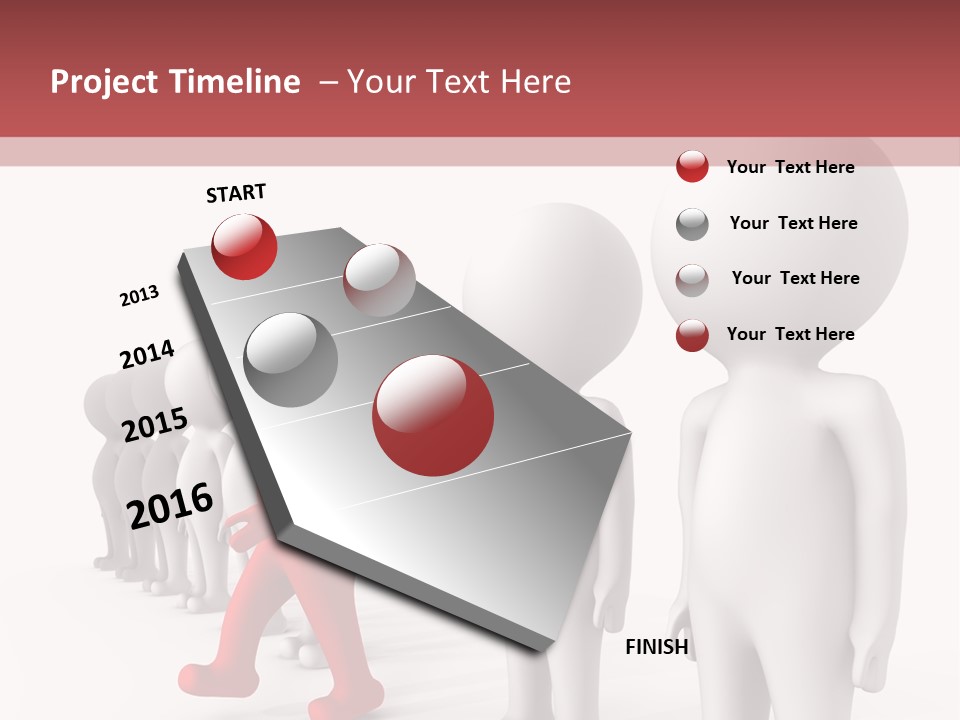 Leader Business Risk PowerPoint Template