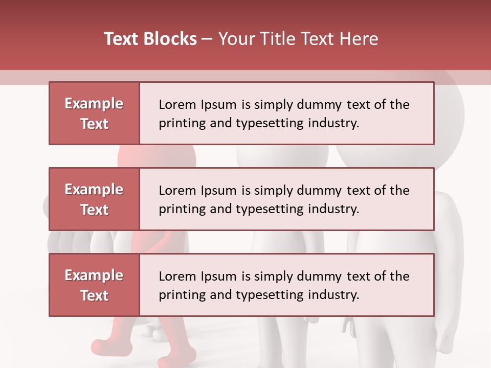 Leader Business Risk PowerPoint Template