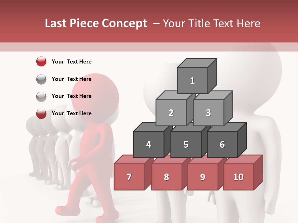Leader Business Risk PowerPoint Template