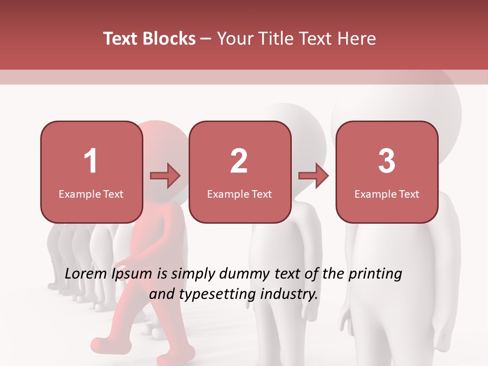 Leader Business Risk PowerPoint Template