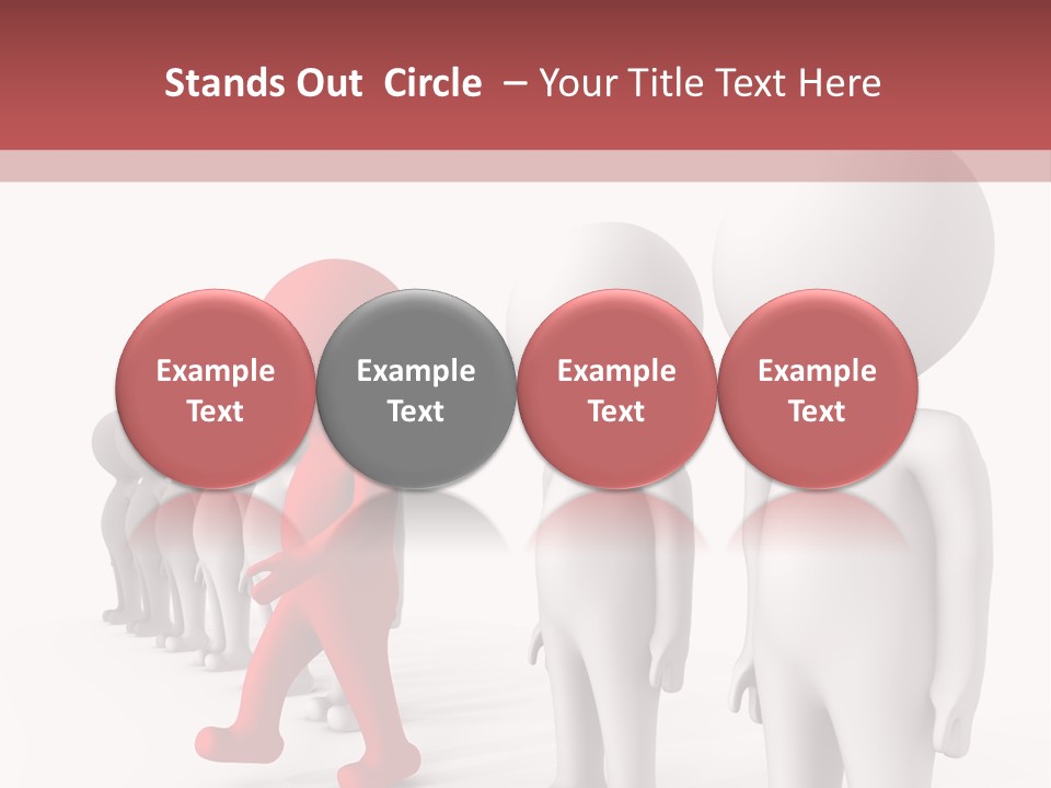 Leader Business Risk PowerPoint Template