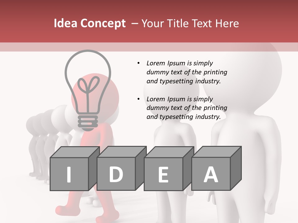 Leader Business Risk PowerPoint Template