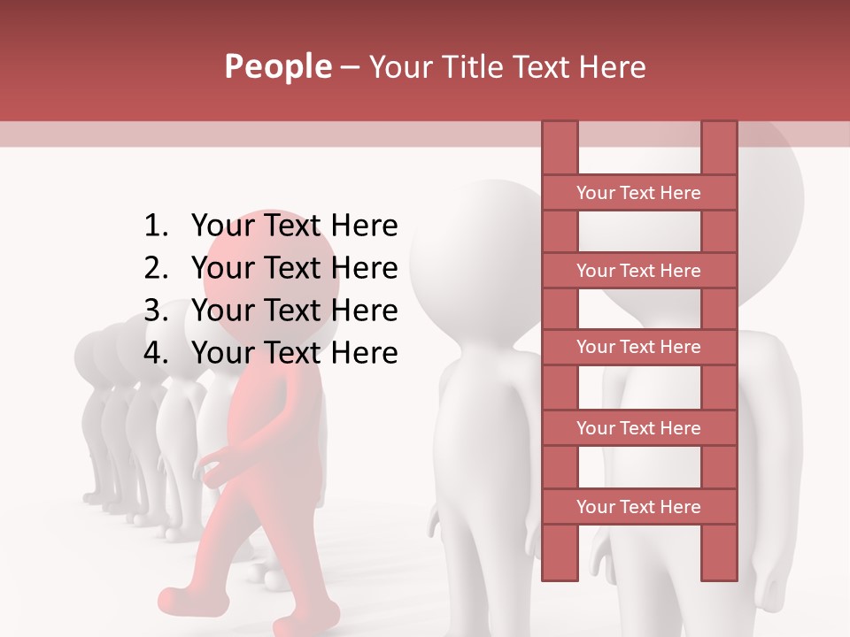 Leader Business Risk PowerPoint Template