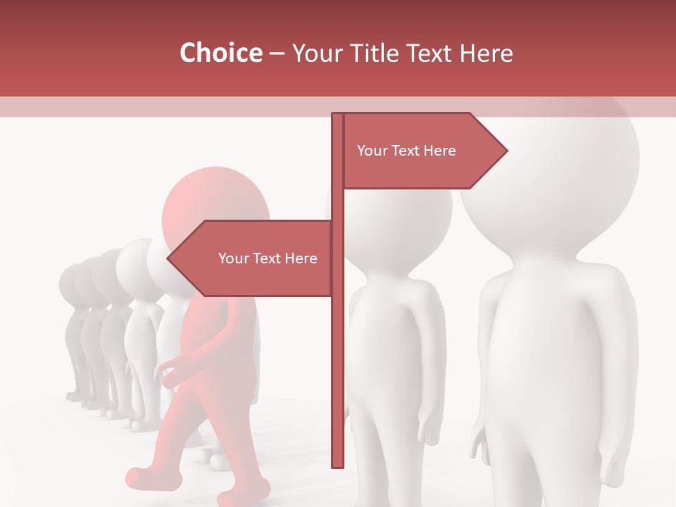 Leader Business Risk PowerPoint Template