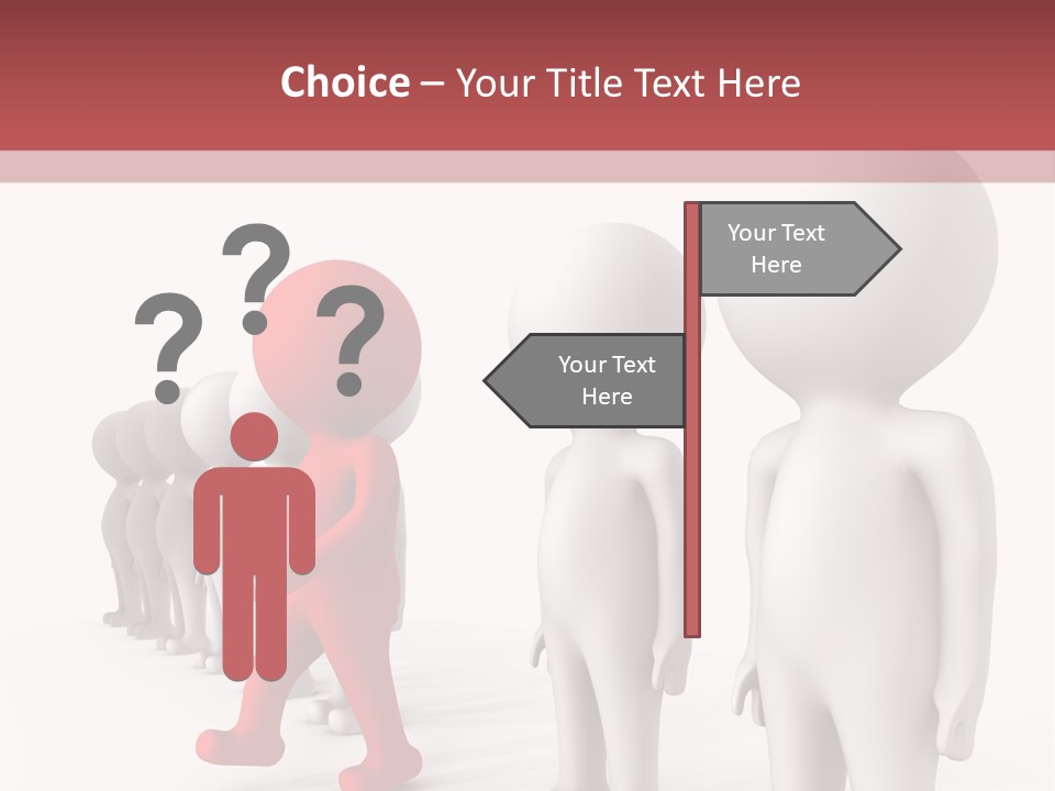 Leader Business Risk PowerPoint Template
