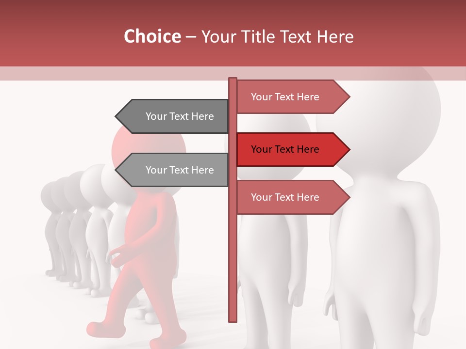 Leader Business Risk PowerPoint Template