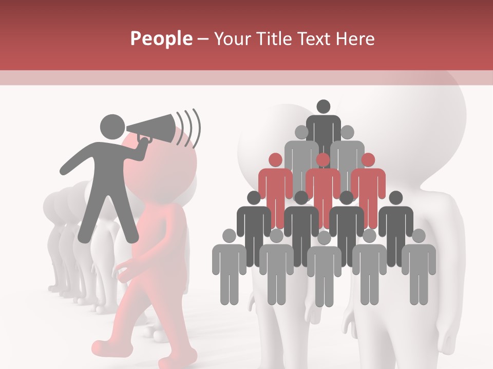Leader Business Risk PowerPoint Template