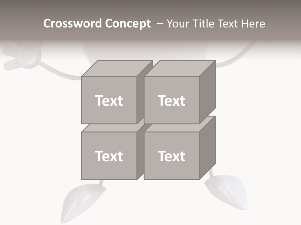 Render Molar White PowerPoint Template