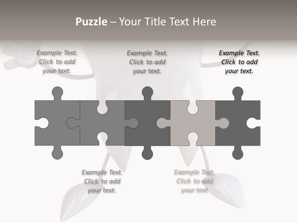 Render Molar White PowerPoint Template