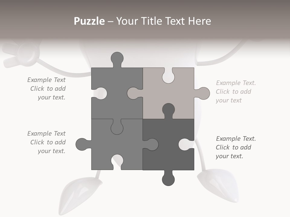 Render Molar White PowerPoint Template