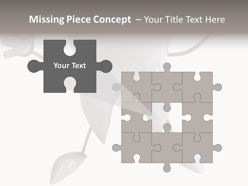 Render Molar White PowerPoint Template