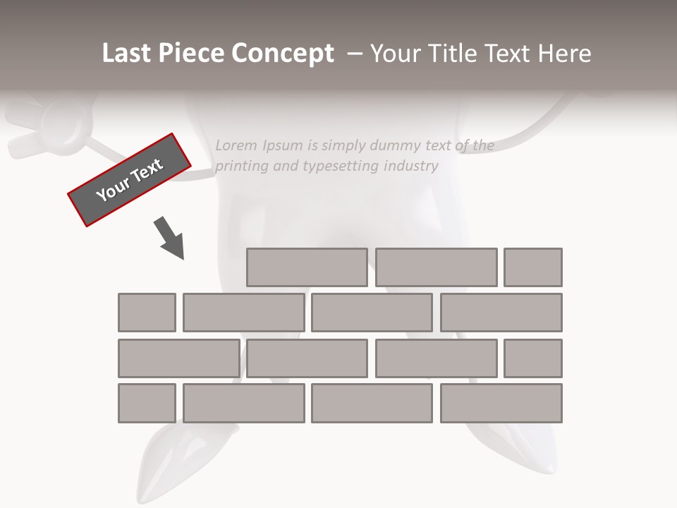 Render Molar White PowerPoint Template