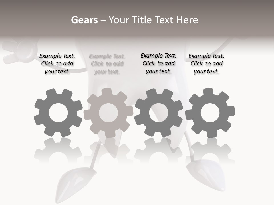 Render Molar White PowerPoint Template