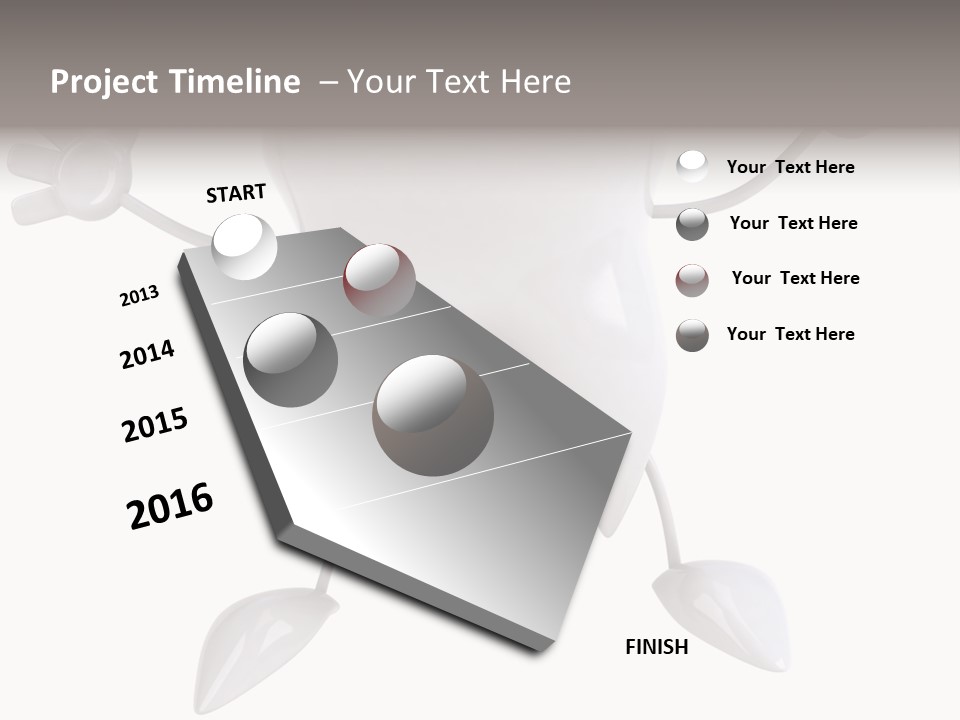 Render Molar White PowerPoint Template