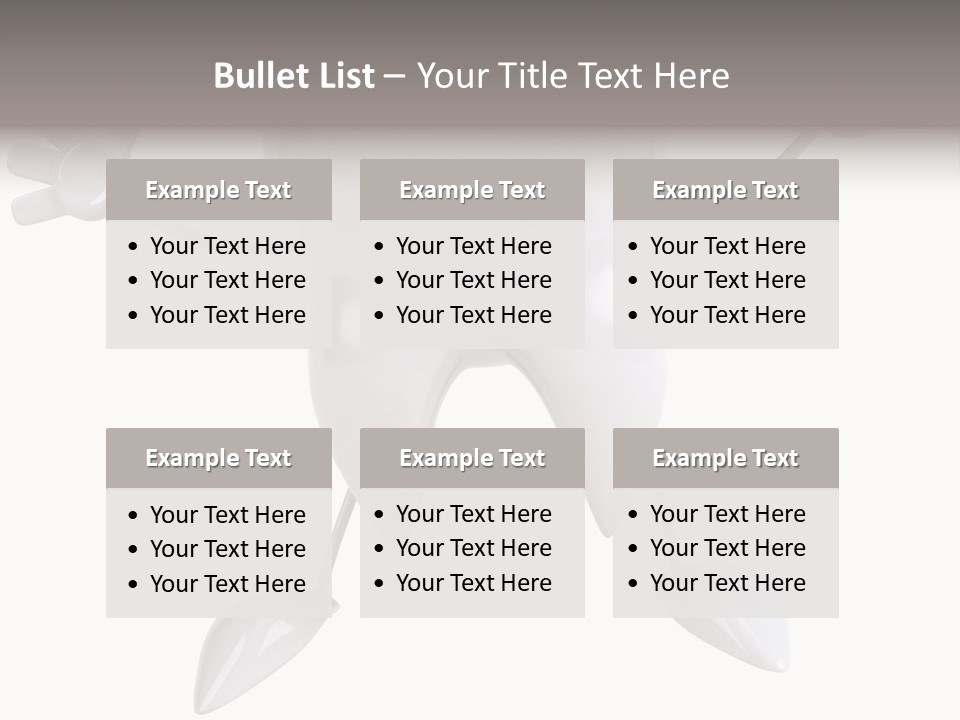 Render Molar White PowerPoint Template
