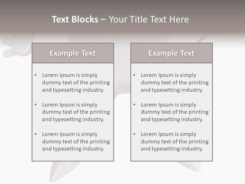 Render Molar White PowerPoint Template