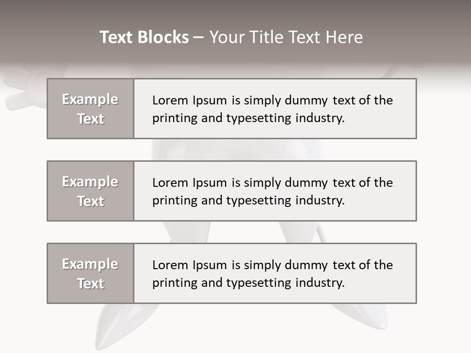 Render Molar White PowerPoint Template