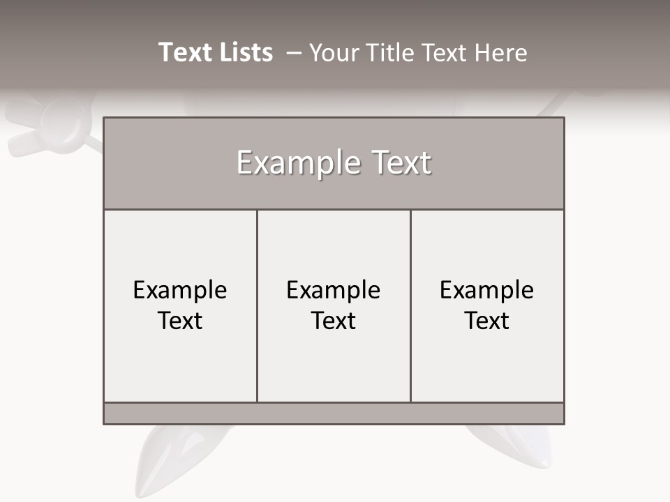 Render Molar White PowerPoint Template