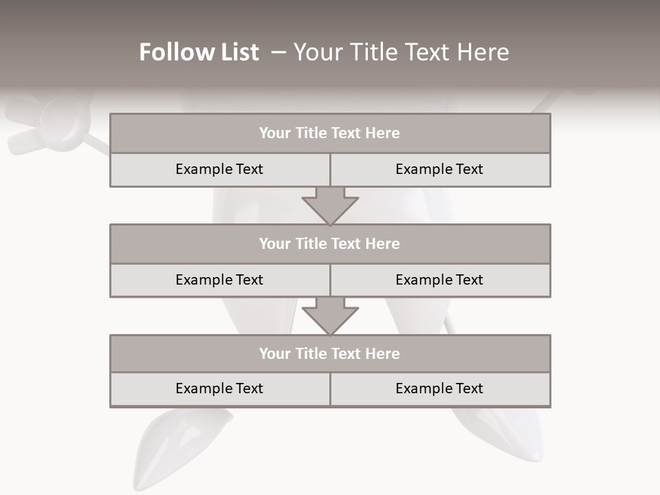 Render Molar White PowerPoint Template