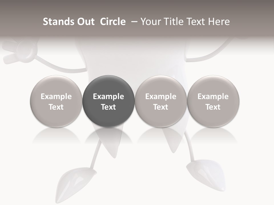 Render Molar White PowerPoint Template