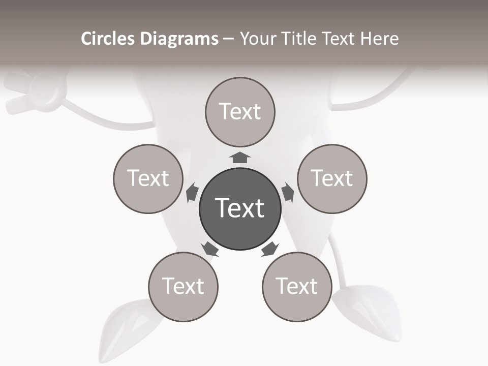 Render Molar White PowerPoint Template