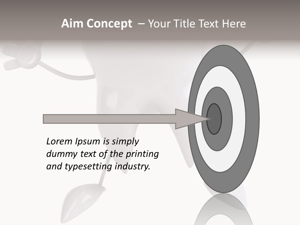 Render Molar White PowerPoint Template