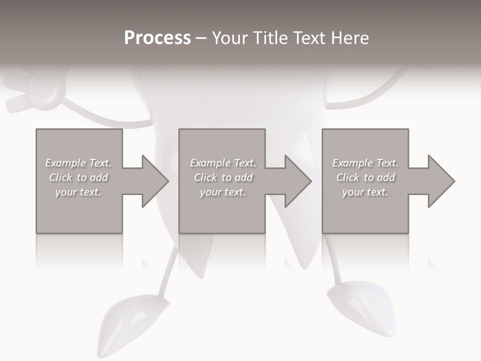 Render Molar White PowerPoint Template