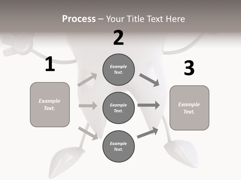 Render Molar White PowerPoint Template