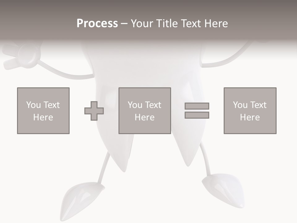 Render Molar White PowerPoint Template