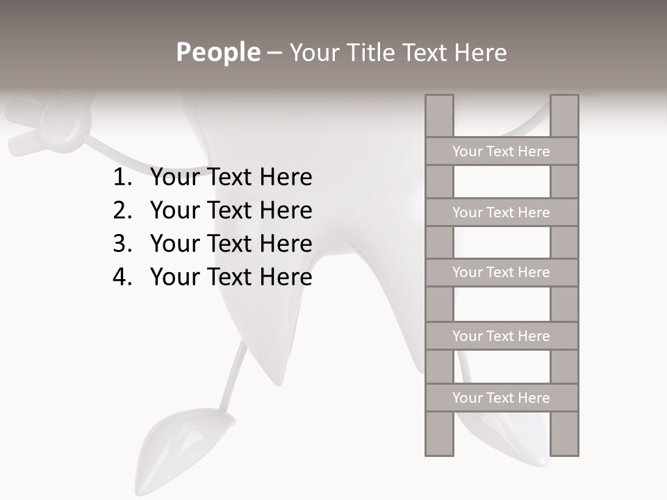 Render Molar White PowerPoint Template