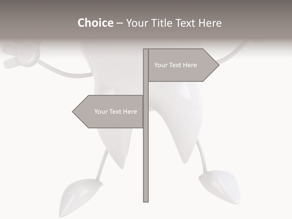 Render Molar White PowerPoint Template