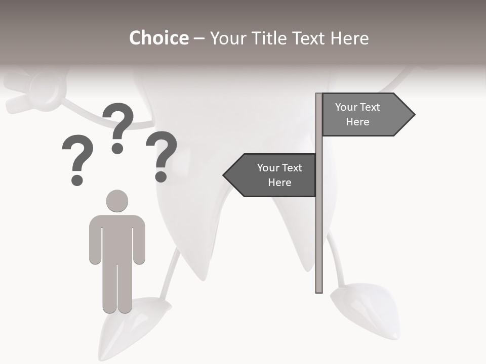 Render Molar White PowerPoint Template