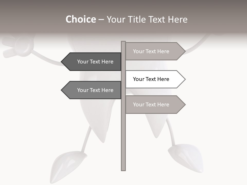 Render Molar White PowerPoint Template