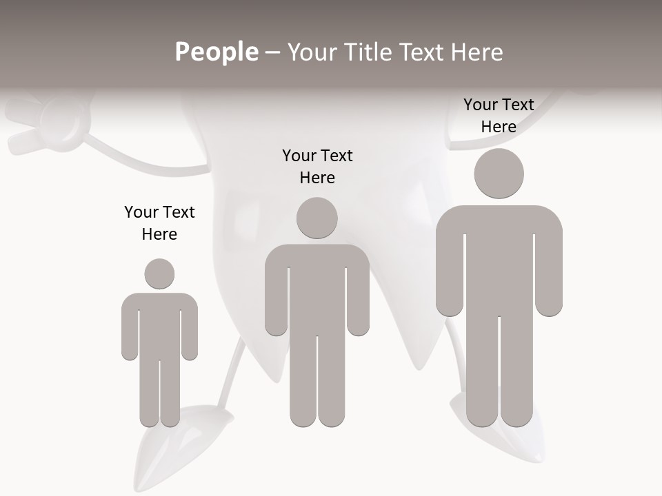 Render Molar White PowerPoint Template