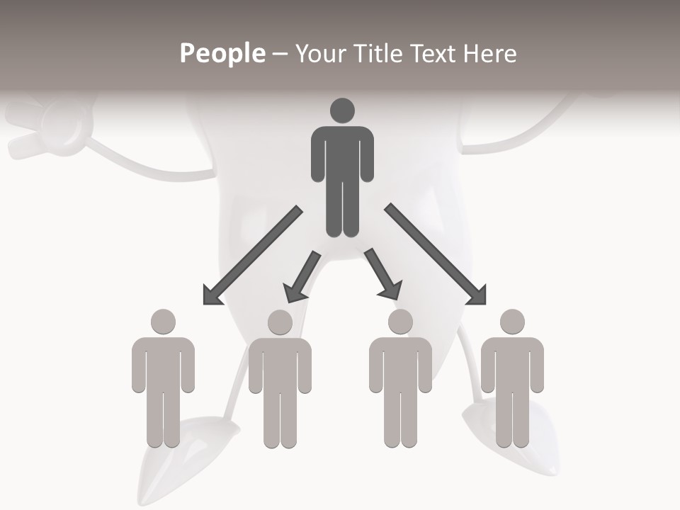 Render Molar White PowerPoint Template