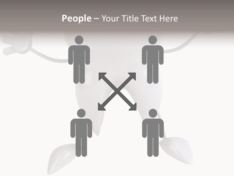 Render Molar White PowerPoint Template