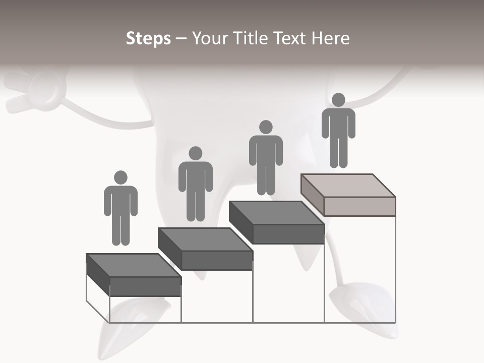 Render Molar White PowerPoint Template