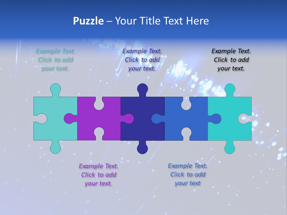 Communications Optic Abstract PowerPoint Template