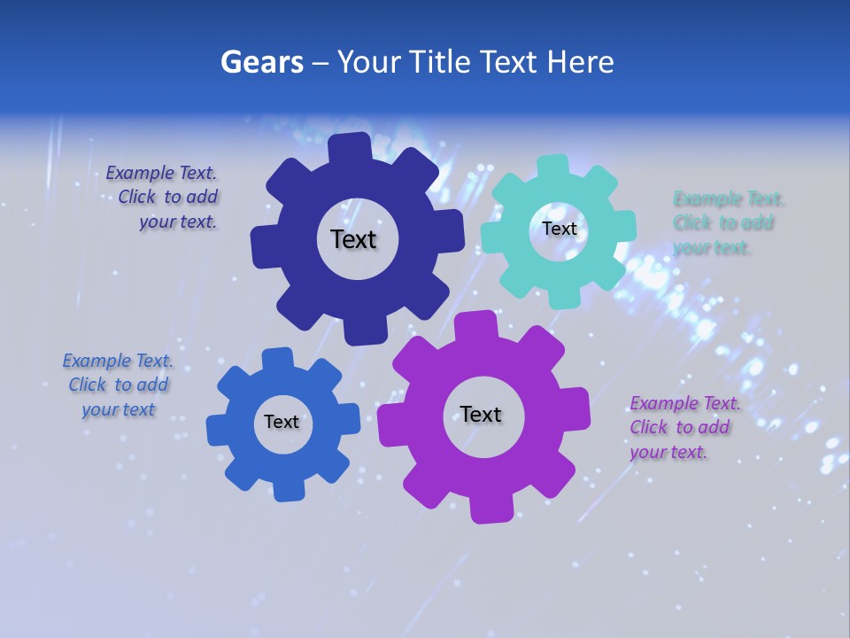 Communications Optic Abstract PowerPoint Template