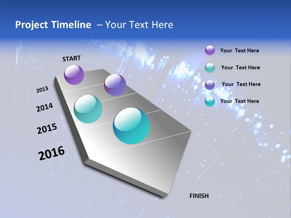 Communications Optic Abstract PowerPoint Template