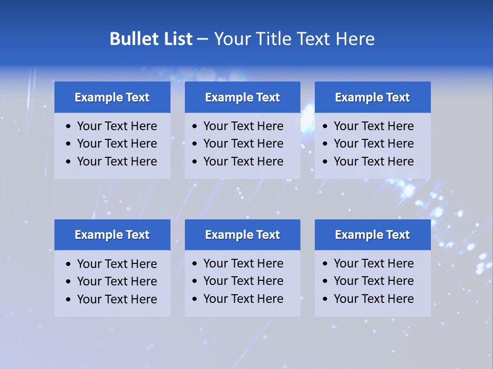Communications Optic Abstract PowerPoint Template