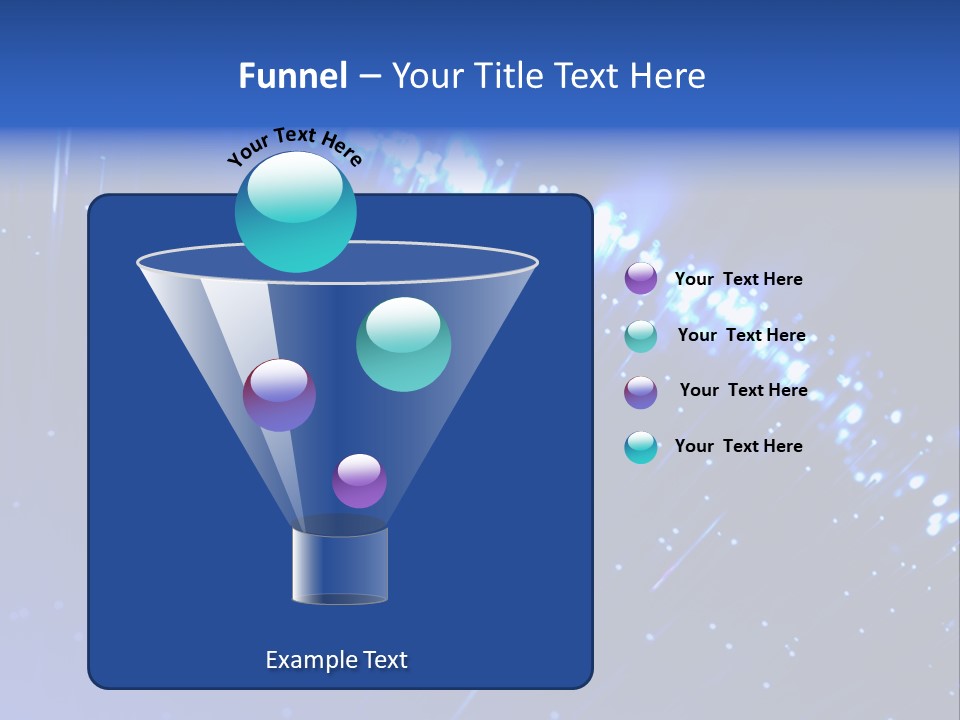 Communications Optic Abstract PowerPoint Template