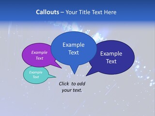 Communications Optic Abstract PowerPoint Template
