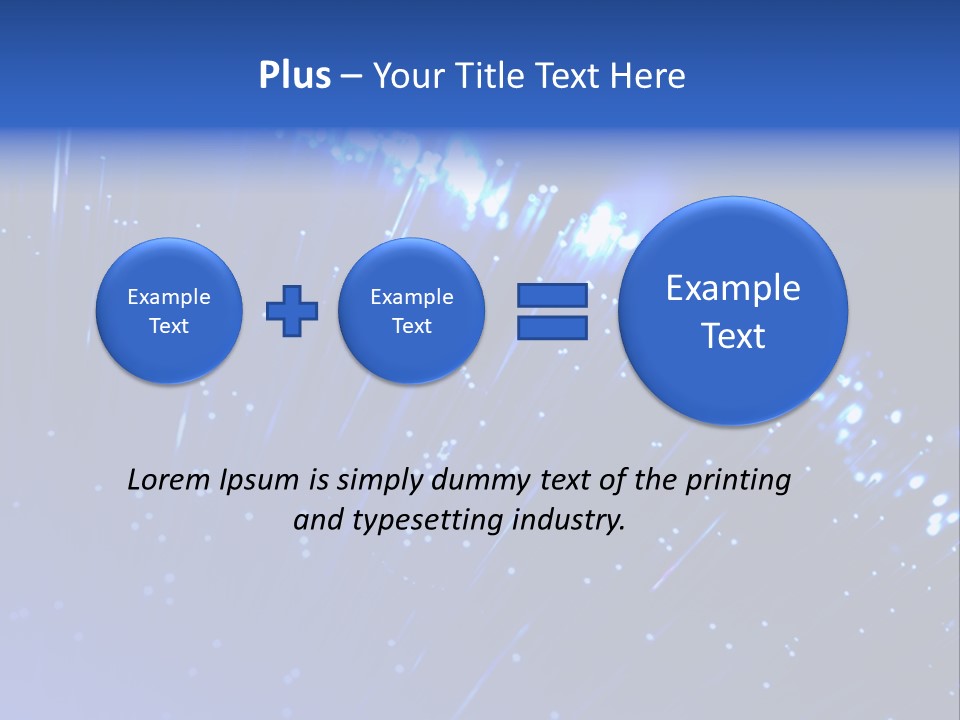 Communications Optic Abstract PowerPoint Template